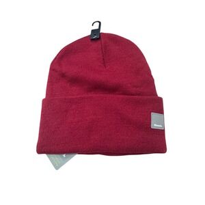 Bench. Knit Beanie Hat‎ Winter Warm Acrylic Red Casual Unisex NWT